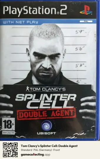 Tom Clancy's Splinter Cell: Double Agent PlayStation 2, Germany box front