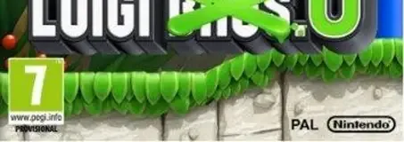 New Super Luigi U, the PEGI square on its front