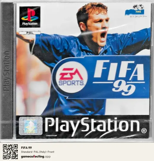 FIFA 99 PlayStation, Italy box front