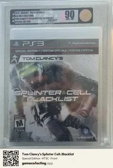 Tom Clancy's Splinter Cell: Blacklist PlayStation 3, NTSC box front