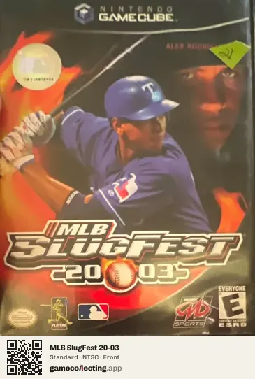 MLB SlugFest 20-03 Nintendo GameCube, NTSC box front