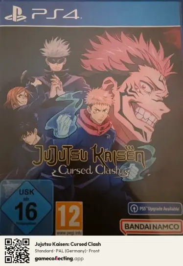 Jujutsu Kaisen: Cursed Clash PlayStation 4, Germany box front
