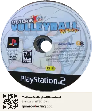 Outlaw Volleyball Remixed PlayStation 2, NTSC disc