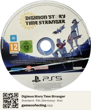 Digimon Story Time Stranger PlayStation 5, PAL disc