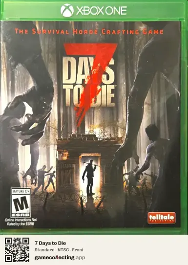 7 Days to Die Xbox One, NTSC box front