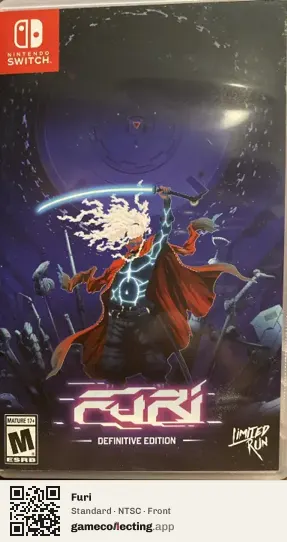 Furi Nintendo Switch, NTSC box front