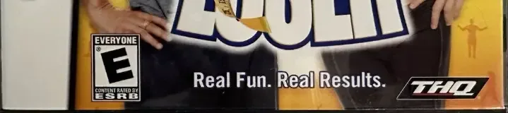 The Biggest Loser, the ESRB box on its front