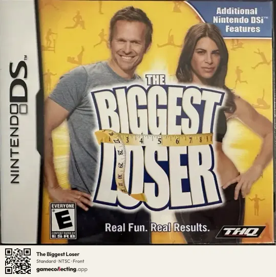 The Biggest Loser Nintendo DS, NTSC box front