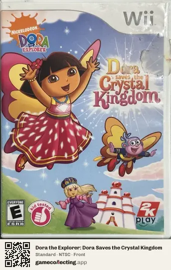Dora the Explorer: Dora Saves the Crystal Kingdom Nintendo Wii, NTSC box front