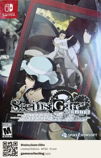 Steins;Gate Elite Nintendo Switch, NTSC box front