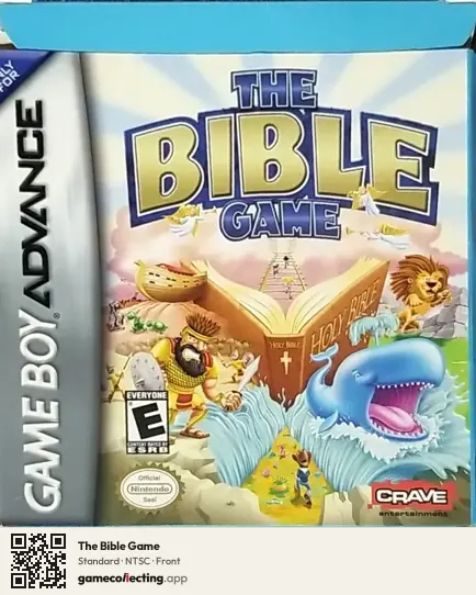 The Bible Game Game Boy Advance, NTSC box front