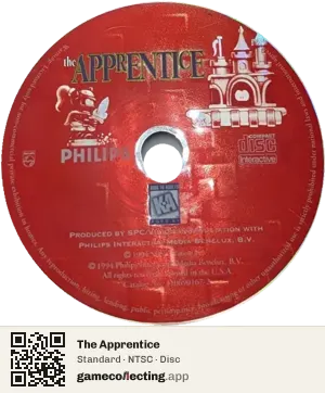 The Apprentice Philips CD-i, NTSC disc