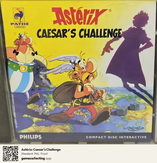 Astérix: Caesar's Challenge Philips CD-i, PAL box front