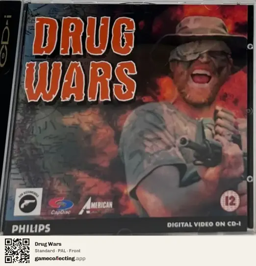 Drug Wars Philips CD-i, PAL box front