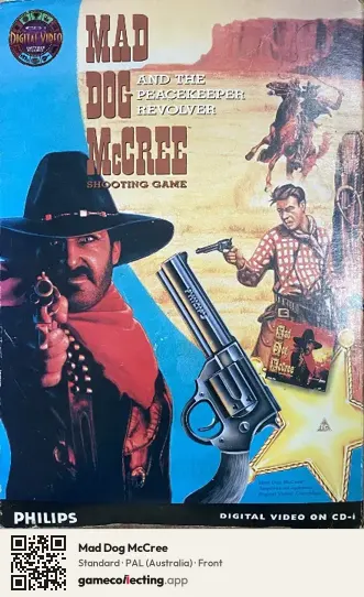 Mad Dog McCree Philips CD-i, Australia box front