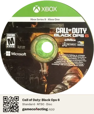 Call of Duty: Black Ops 6 Xbox Series X, NTSC disc