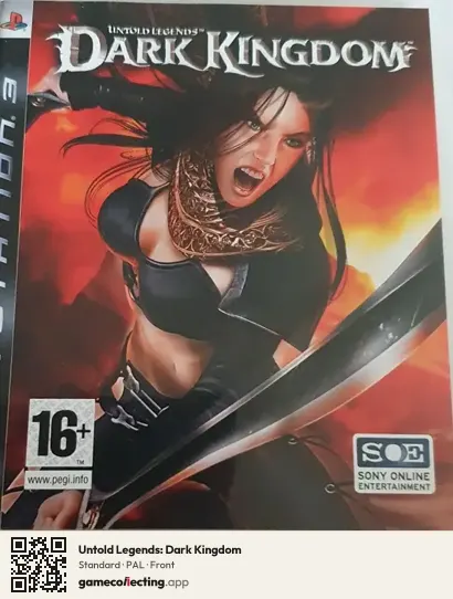 Untold Legends: Dark Kingdom PlayStation 3, PAL box front
