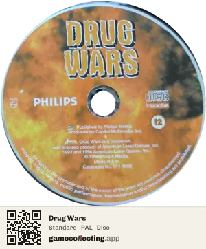 Drug Wars Philips CD-i, PAL disc