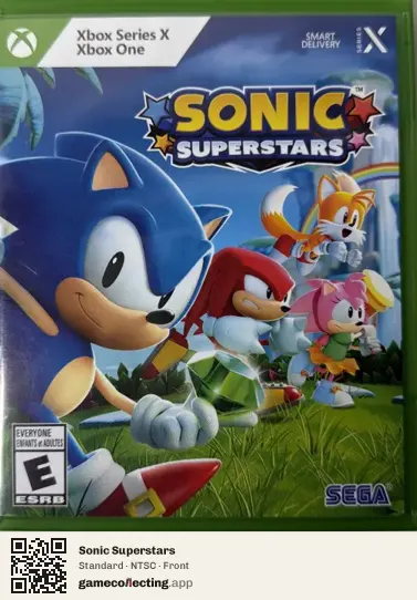Sonic Superstars Xbox Series X, NTSC box front
