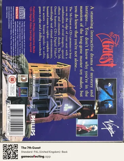 The 7th Guest Philips CD-i, United Kingdom box back
