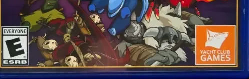 Shovel Knight, the ESRB box on its front