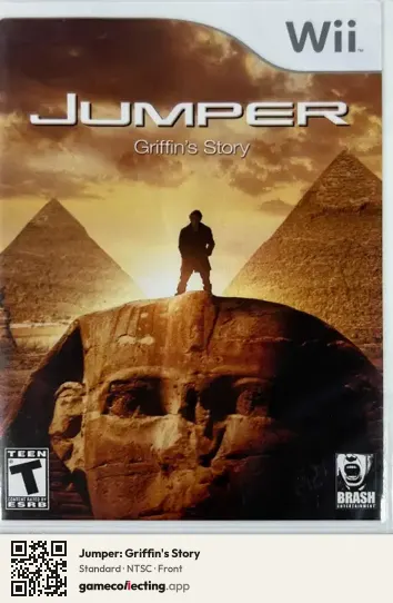 Jumper: Griffin's Story Nintendo Wii, NTSC box front