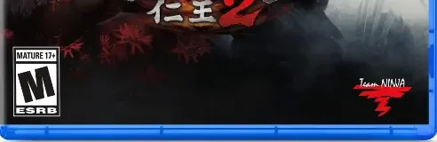 Nioh 2, the ESRB box on its front