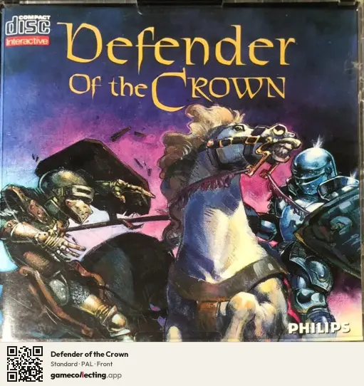 Defender of the Crown Philips CD-i, PAL box front