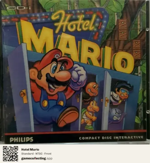 Hotel Mario Philips CD-i, NTSC box front