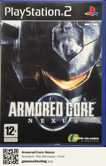 Armored Core: Nexus PlayStation 2, Germany box front