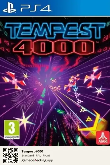 Tempest 4000 PlayStation 4, PAL box front