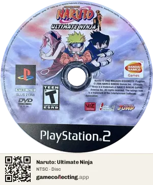 Naruto: Ultimate Ninja PlayStation 2, NTSC disc