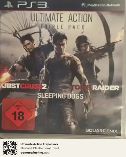 Ultimate Action Triple Pack PlayStation 3, Germany box front