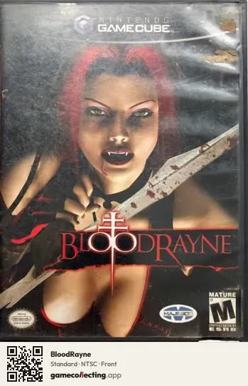 BloodRayne Nintendo GameCube, NTSC box front