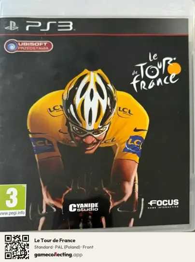 Le Tour de France PlayStation 3, Poland box front