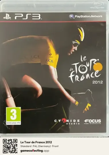 Le Tour de France 2012 PlayStation 3, Germany box front