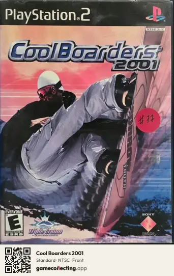 Cool Boarders 2001 PlayStation 2, NTSC box front