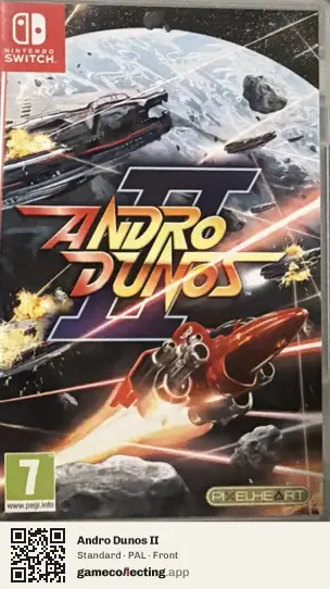 Andro Dunos II Nintendo Switch, PAL box front