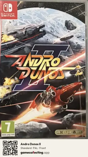 Andro Dunos II Nintendo Switch, PAL box front