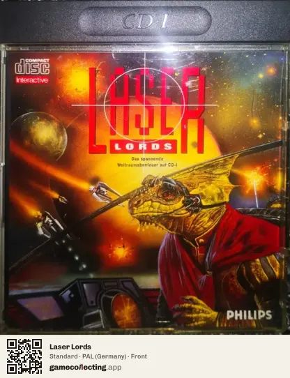 Laser Lords Philips CD-i, Germany box front