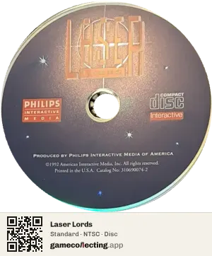 Laser Lords Philips CD-i, NTSC disc
