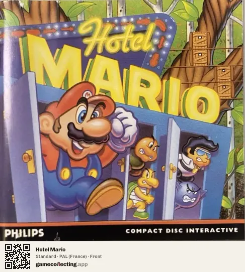 Hotel Mario Philips CD-i, France box front
