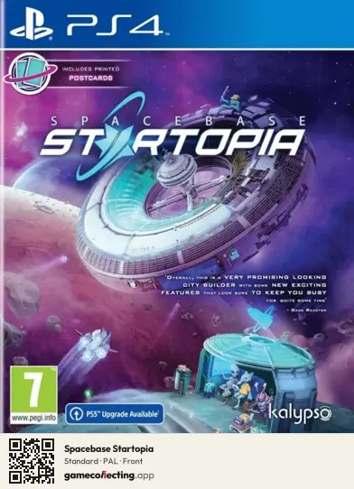 Spacebase Startopia PlayStation 4, PAL box front