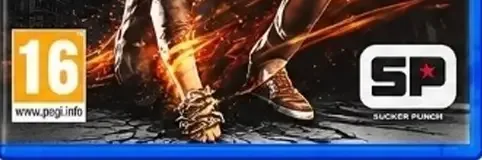 Infamous Second Son, the PEGI square on its front