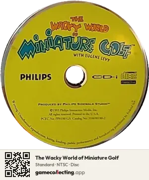 The Wacky World of Miniature Golf Philips CD-i, NTSC disc