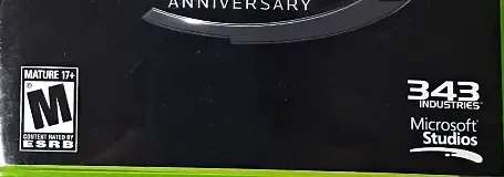 Halo: Combat Evolved Anniversary, the ESRB box on its front