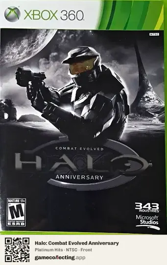 Halo: Combat Evolved Anniversary Xbox 360, NTSC box front