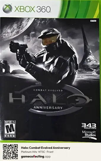 Halo: Combat Evolved Anniversary Xbox 360, NTSC box front