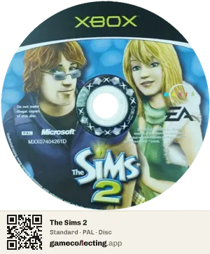 The Sims 2 Xbox, PAL disc