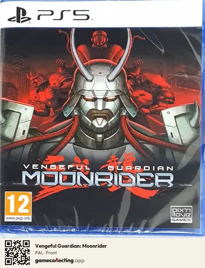 Vengeful Guardian: Moonrider PlayStation 5, PAL box front